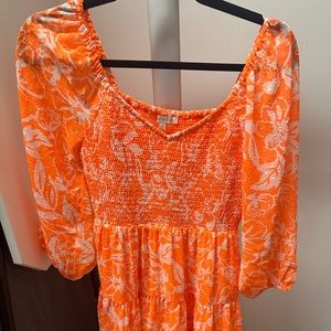 Brand new Skies Are Blue bright orange dress.
